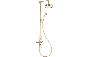 Harris Thermostatic Shower Kit - Brushed Brass