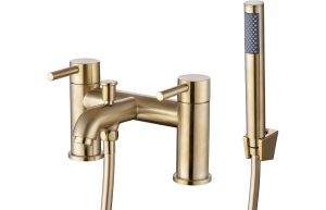 Harmby Bath/Shower Mixer - Brushed Brass