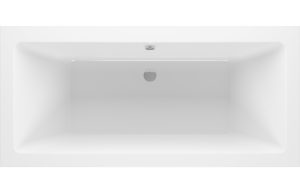Willow Square Double Ended SUPERCAST 1700x750x550mm 0TH Bath w/Legs