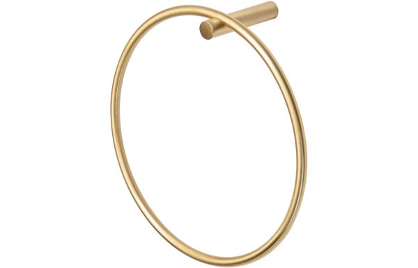 Freya Towel Ring - Brushed Brass