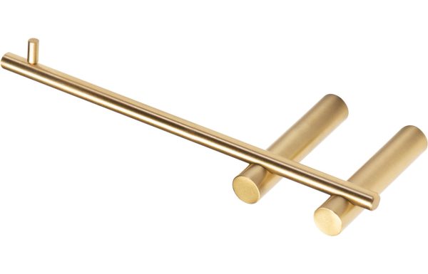 Freya Toilet Roll Holder - Brushed Brass