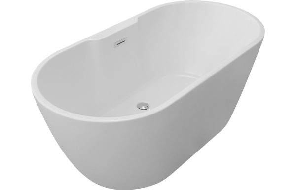 Aimee Freestanding 1550x745x580mm 0TH Bath - White