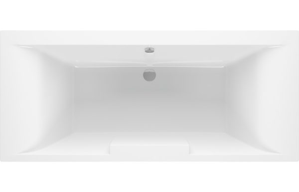 Toronto Deluxe Square Double Ended 1700x750x550mm 0TH Bath w/Legs