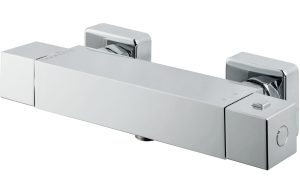 Vema Square Single Outlet Thermostatic Bar Valve