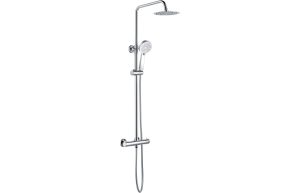 Cyrus Thermostatic Bar Mixer w/Riser & Overhead Kit