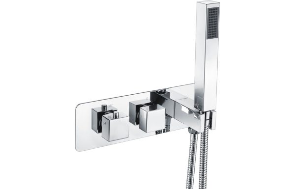 Lynx Thermostatic Two Outlet Shower Valve with Handset