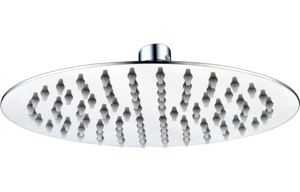 200mm Round Ultraslim Showerhead - St/Steel