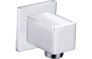 Chrome Wall Outlet Elbow - Square