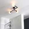 Sphere Ceiling Light - Matt Black - Image 4