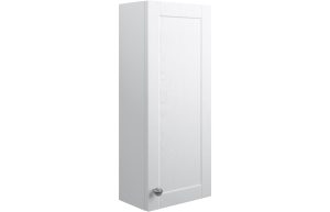 Aria 300mm 1 Door Wall Unit - Satin White Ash