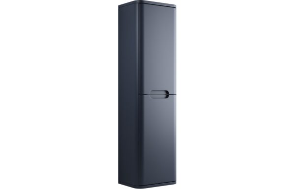 Iona 350mm 2 Door Wall Hung Tall Unit - Matt Indigo