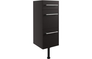 Series 300mm 3 Drawer Unit - Matt Graphite Grey