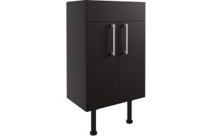 Series 500mm Basin Unit - Matt Graphite Grey