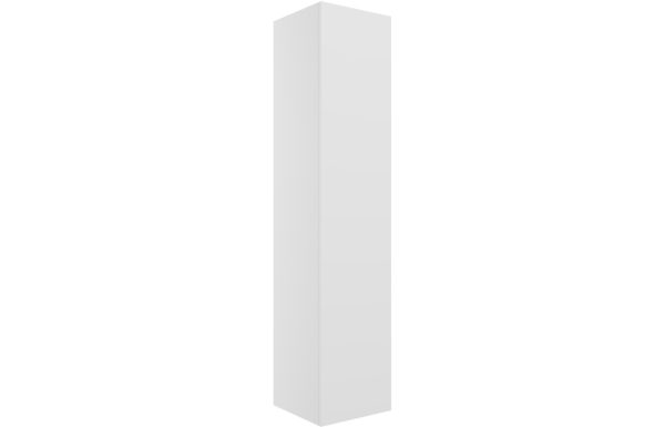 Elegance 350mm Wall Hung 1 Door Tall Unit - Matt White