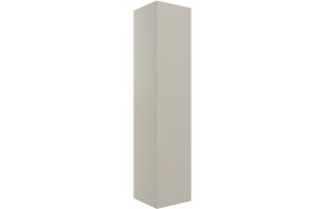 Elegance 350mm Wall Hung 1 Door Tall Unit - Matt Latte