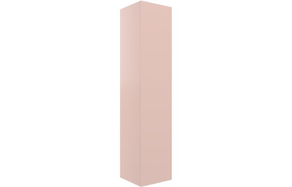 Elegance 350mm Wall Hung 1 Door Tall Unit - Matt Antique Rose