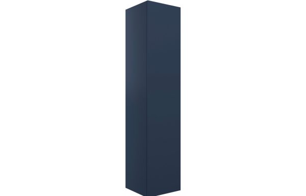 Elegance 350mm Wall Hung 1 Door Tall Unit - Matt Deep Blue