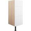 Ridge 300mm 3 Drawer Base Unit - Matt White