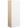 Ridge 300mm 1 Door Wall Unit - Matt White