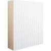 Ridge 600mm 2 Door Wall Unit - Matt White