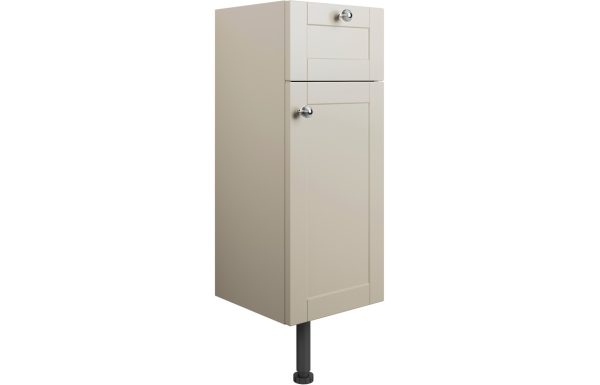 Aria 300mm 1 Drawer  1 Door Base Unit - Matt Latte