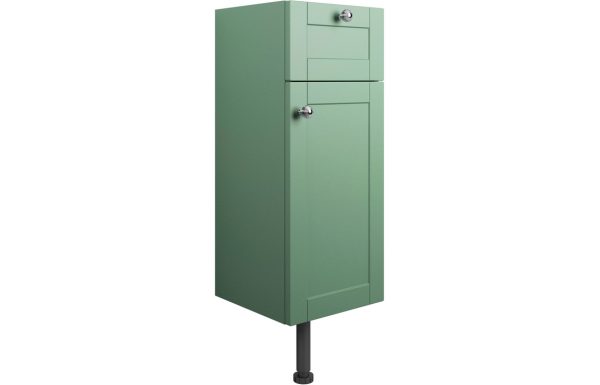 Aria 300mm 1 Drawer  1 Door Base Unit - Matt Sage Green