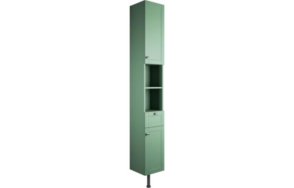 Aria 300mm 2 Door Tall Unit - Matt Sage Green