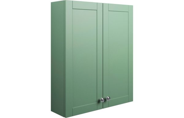 Aria 600mm 2 Door Wall Unit - Matt Sage Green