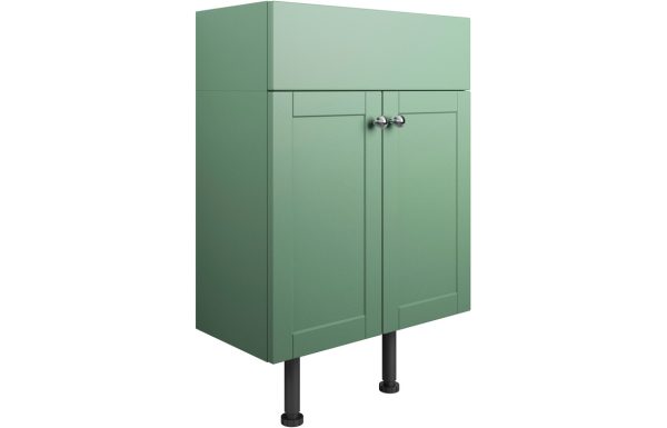 Aria 600mm 2 Door Basin Unit - Matt Sage Green