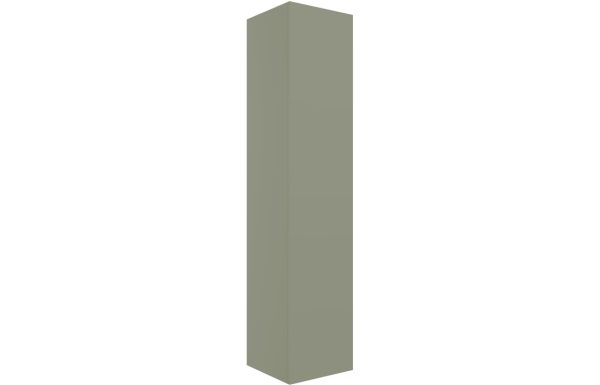 Elegance 350mm Wall Hung 1 Door Tall Unit - Matt Olive Green