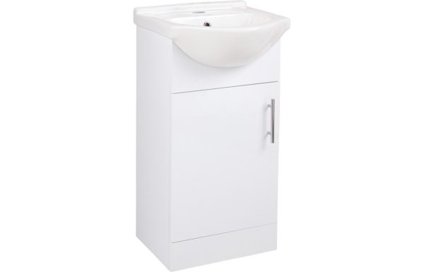 View 450mm Basin Unit & Basin - White Gloss