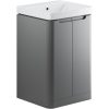 Iona 500mm 2 Door Floor Standing Cloakroom Basin Unit - Matt Grey