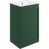 Nature 510mm Floor Standing Unit Inc. Basin - Matt Conifer Green