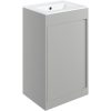 Nature 510mm Floor Standing Unit Inc. Basin - Matt Light Grey