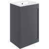 Nature 510mm Floor Standing Unit Inc. Basin - Matt Graphite Grey