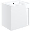 Nature 510mm Wall Hung Unit Inc. Basin - White Gloss