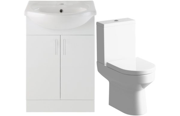 View 550mm Vanity & C/C Toilet Pack