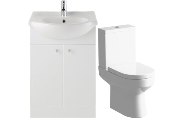 View 650mm Vanity & C/C Toilet Pack