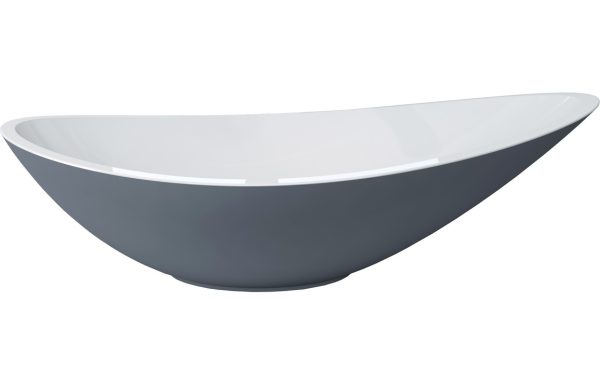 Ellena 564x323mm 0TH Resin Washbowl - Grey