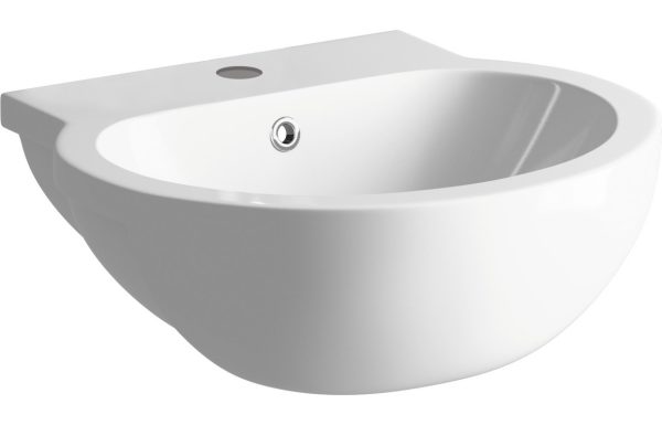 Harper 540x500mm 1TH Semi Recessed Basin