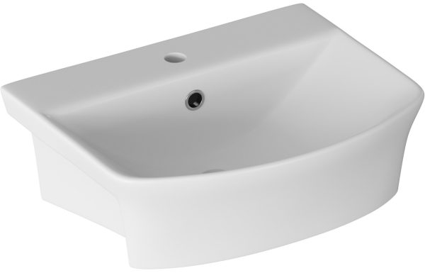 Aria 500x400mm 1TH Semi Recessed Basin