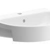 Chloe 555x435mm 1TH Semi Recessed Basin