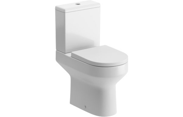 Alice Close Coupled Open Back Comfort Height WC & Soft Close Seat