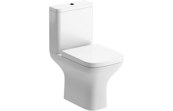 Larisa Close Coupled Open Back WC & Wrapover Soft Close Seat