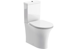 Aria Rimless Close Coupled Fully Shrouded WC & Soft Close Seat