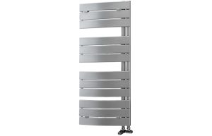 Estella Curved Panel Ladder Radiator (550x1080x49mm) - Chrome