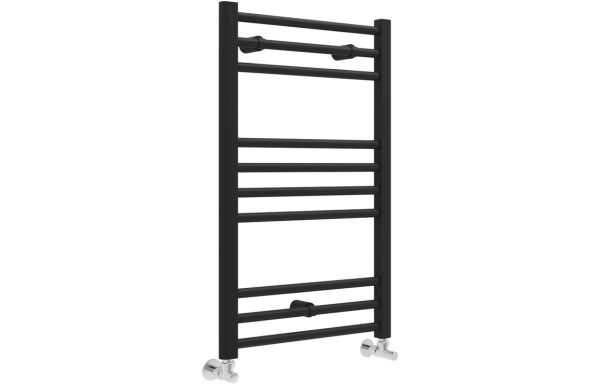 Strada Straight 30mm Ladder Radiator (500x800x30mm) - Matt Black