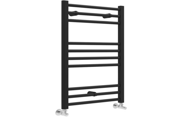 Strada Straight 30mm Ladder Radiator (600x800x30mm) - Matt Black