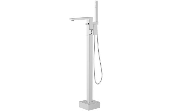 Zara Floor Standing Bath/Shower Mixer - Chrome