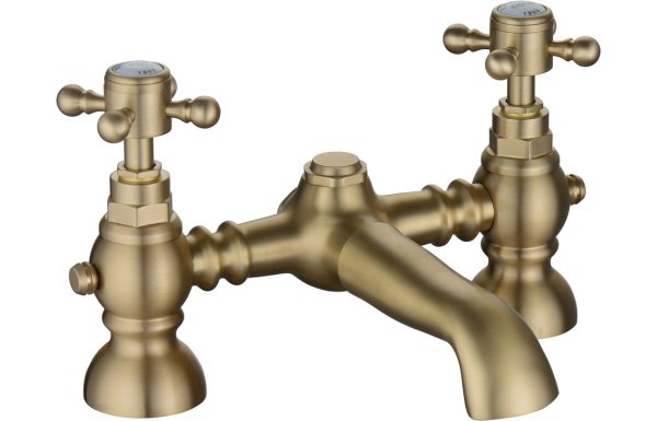 Keswick Bath Filler - Brushed Brass